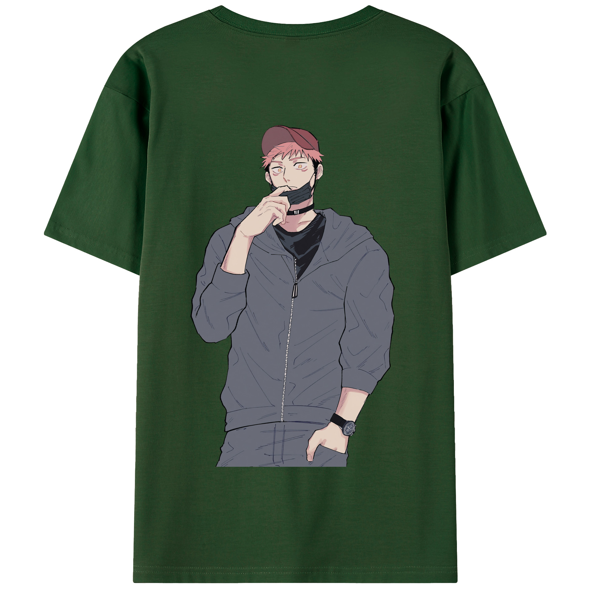 （画像用） 呪術廻戦 Jujutsu Kaisen 綿100％半袖Tシャツ（背面プリント）